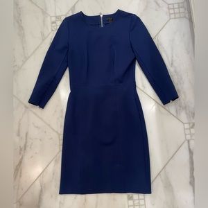 J. Crew Navy Blue 3/4 sleeve dress - size 4